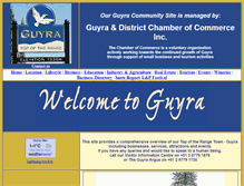 Tablet Screenshot of guyraonline.com.au